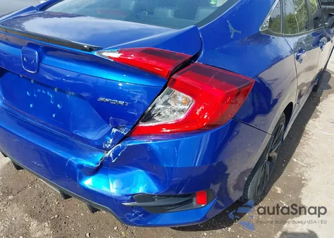 2019 Honda Civic Sport from USA, damaged, VIN 19XFC2F81KE008600